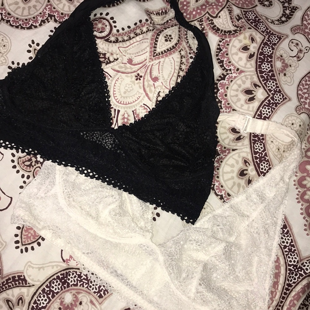 Victoria secret size medium halter bralettes